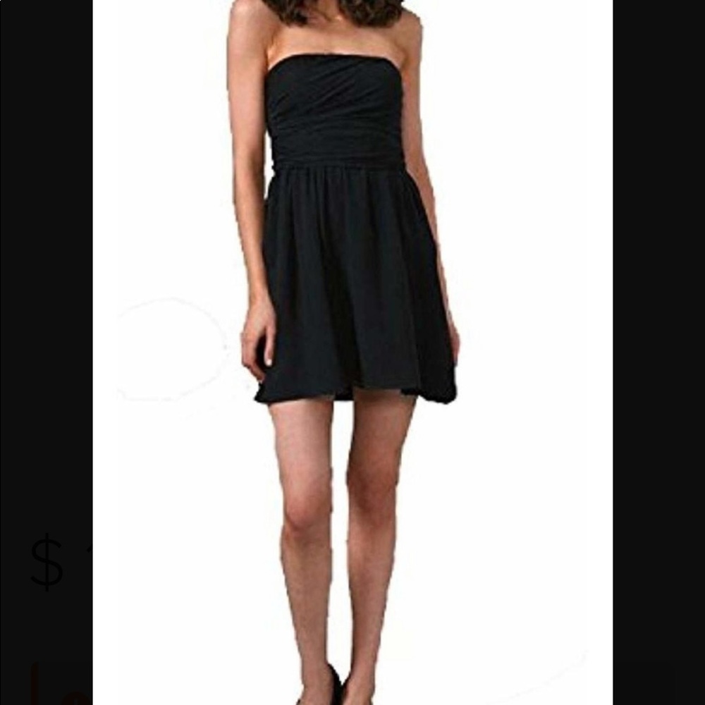 Thoery NWT strapless Frederica-Georgette dress